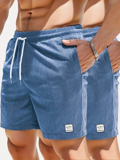 Buy Center Men's Summer Casual Shorts - Breathable Elastic Waist Design - Buy Center UK