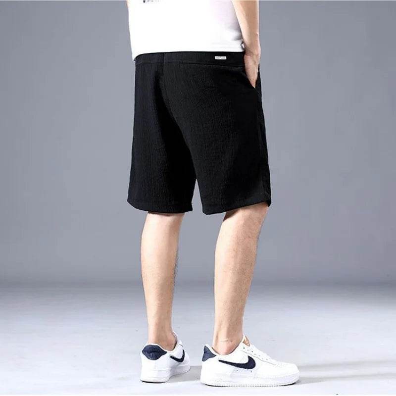 Buy Center Men's Summer Ice Silk Shorts - Breathable & Loose Fit - Buy Center UK