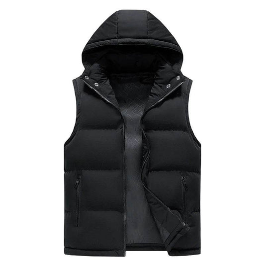 Buy Center Japanese Hooded Down Vest - Warm Windproof Coat - Buy Center UK