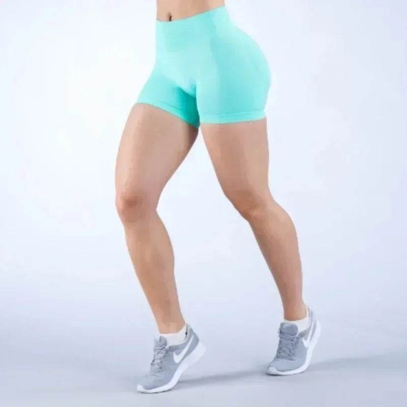 Buy Center Summer High Waisted Yoga Shorts - Sexy & Fashionable Fit - Buy Center UK