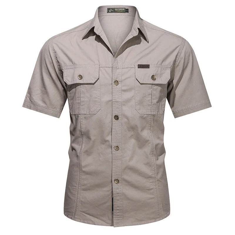 Buy Center Men's Oversized Cargo Shirts - 4XL & 5XL Casual Blouse - Buy Center UK
