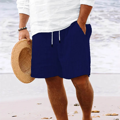Buy Center Men's Hawaiian Beach Shorts - Lightweight, Multi-Pocket Style - Buy Center UK