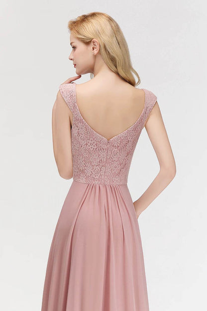 BABYONLINE Sweetheart Neckline A-line Bridesmaid Gown - Chiffon Elegance - Buy Center UK