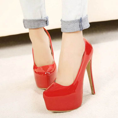 Buy Center 15cm High Heels - Platform Pumps for Nightclub & Weddings - Buy Center UK