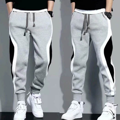 Buy Center 2024 Men's Sports Pants - Loose Fit & Patchwork Design - Buy Center UK