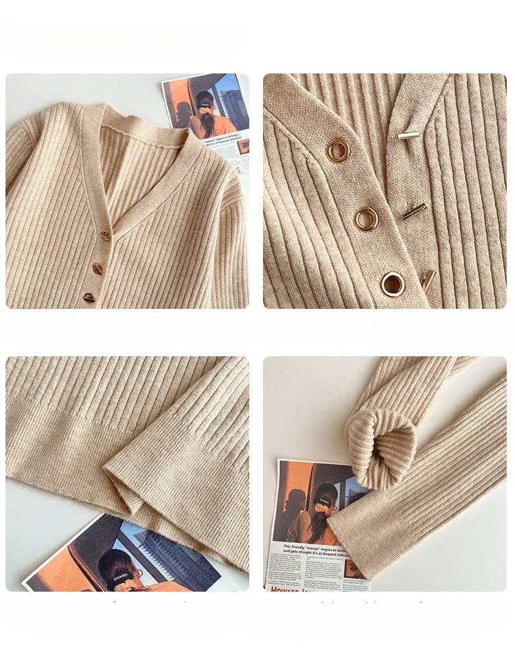 Buy Center Women’s Knitted Pullover Sweater - Casual Slim Fit Style - Buy Center UK