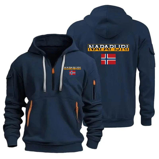 Buy Center Vintage Oversized Cotton Hoodie - Men's Pullover Fashion - Buy Center UK