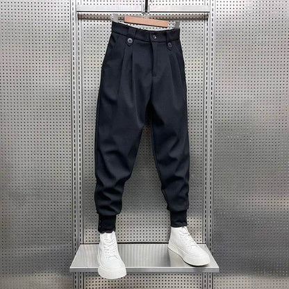 2024 High Waist Harlan Suit Pants - Loose Fit for Men’s Style - Buy Center UK