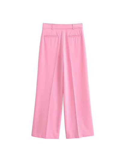 Elegant Women Summer Pant Suit Set - Blazer & Harem Pants - Buy Center UK