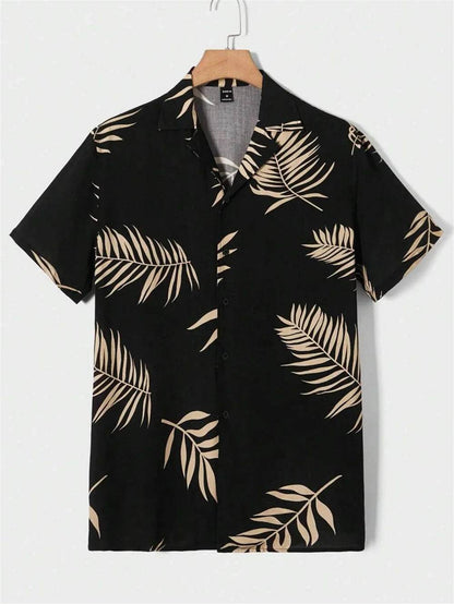 Buy Center Men's Hawaiian Shirt - 3D Printed Vintage Style, Casual Comfort - Buy Center UK