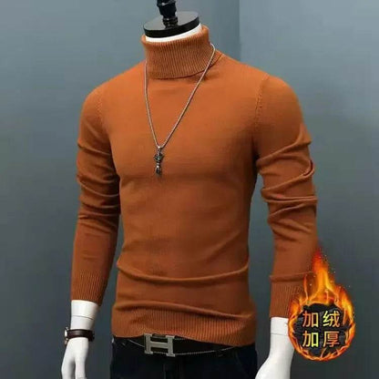 Buy Center Men's Winter Thick Warm Turtleneck Sweater - Slim Fit - Buy Center UK