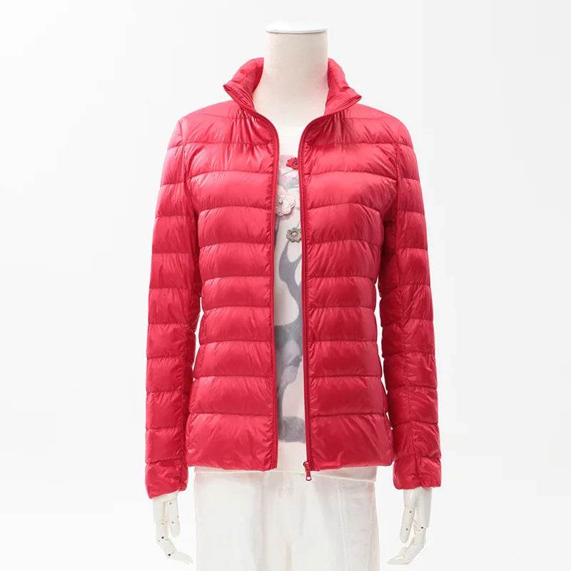 Buy Center Women's Spring Puffer Coat - Ultra Light Duck Down - Buy Center UK