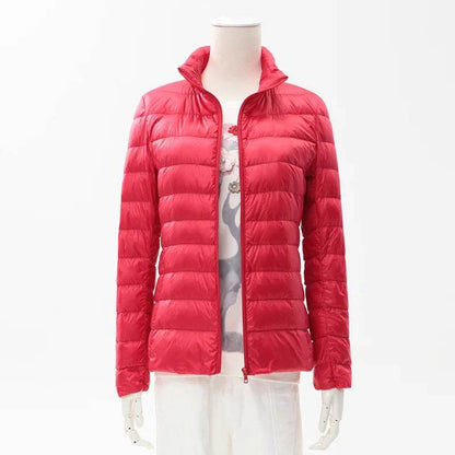 Buy Center Women's Spring Puffer Coat - Ultra Light Duck Down - Buy Center UK