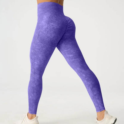 Buy Center High Waisted Frosted Yoga Pants - Quick Dry, Tight Fit - Buy Center UK
