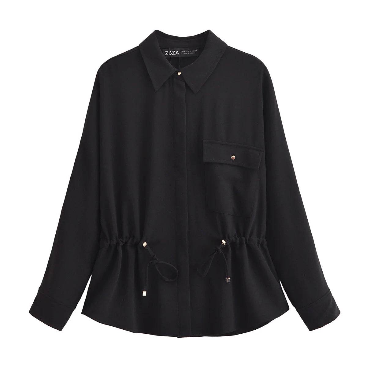 PB&ZA Women's Fashion Sets - Collared Blouse & Wide Leg Pants - Buy Center UK