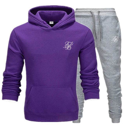 Sik Silk Men’s Tracksuit - Stylish Sweatshirt & Sweatpants Set - Buy Center UK