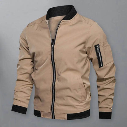 Buy Center Autumn Men's Windbreaker Jacket - Stylish Casual Bomber - Buy Center UK