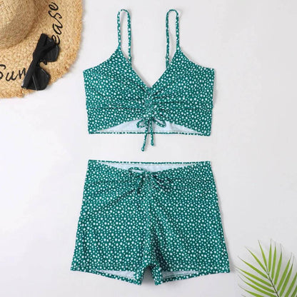 Buy Center High Waist Bikini Swimsuit - Floral Push Up Design 2023 - Buy Center UK