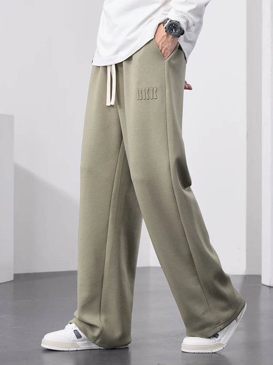Buy Center Men's Wide Leg Sweatpants - Casual Cotton Track Pants - Buy Center UK