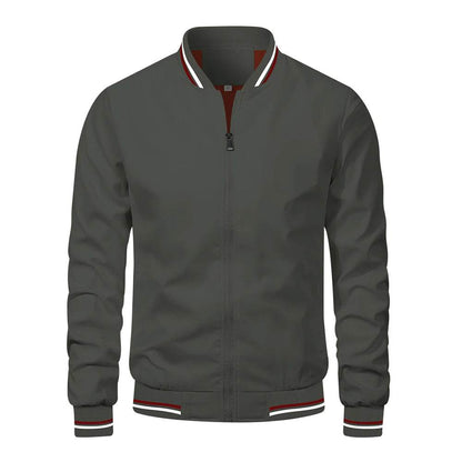 Buy Center Black Bomber Jacket for Men - Slim Fit, Casual Style - Buy Center UK