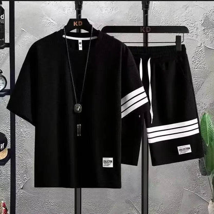 Buy Center Men's Sport Suit - Stylish Short Sleeves for Summer - Buy Center UK