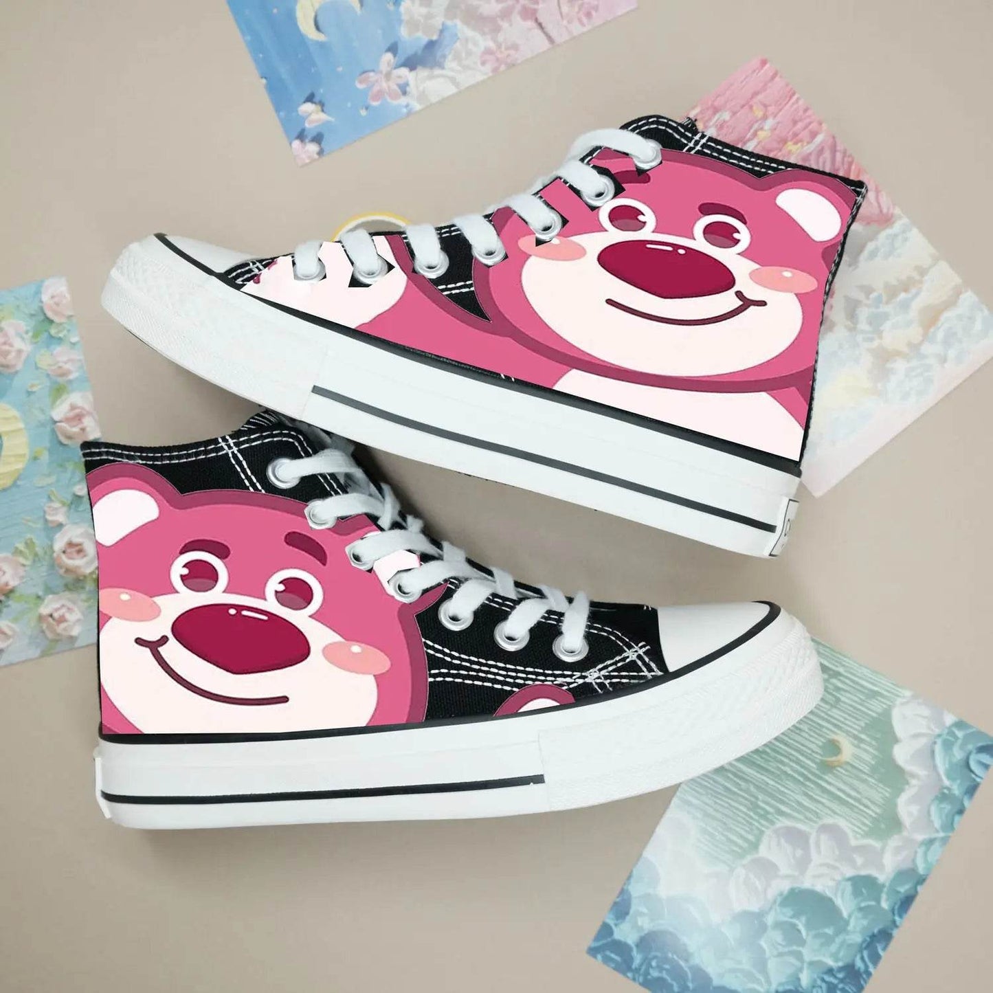 Buy Center Disney Stitch Lotso Cartoon Canvas Sneakers - Unisex Style - Buy Center UK
