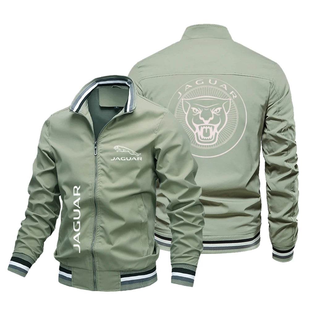 Buy Center Men's Stand-Up Collar Jacket - High-Quality Motorcycle Wear - Buy Center UK