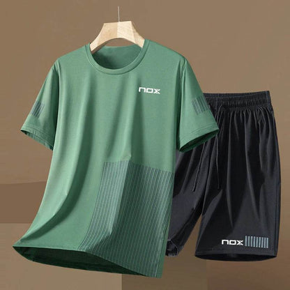 Buy Center Men's Tennis Sportswear - Summer T-shirt & Shorts Set - Buy Center UK