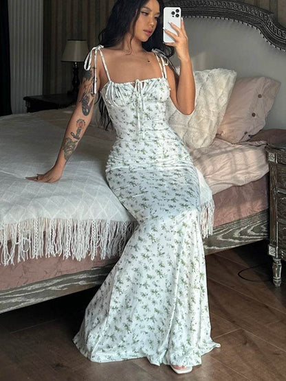Hugcitar Women's Floral Beach Dress - Elegant Bodycon Summer Style - Buy Center UK