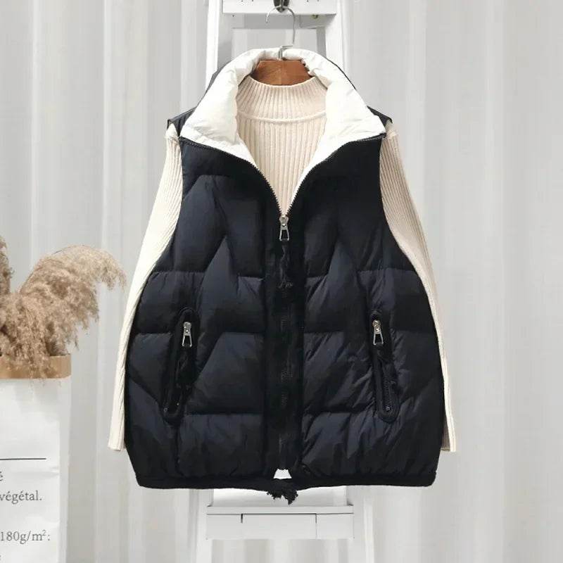 Buy Center Women's 2024 Winter Sleeveless Down Vest - Ultra-Light & Warm - Buy Center UK