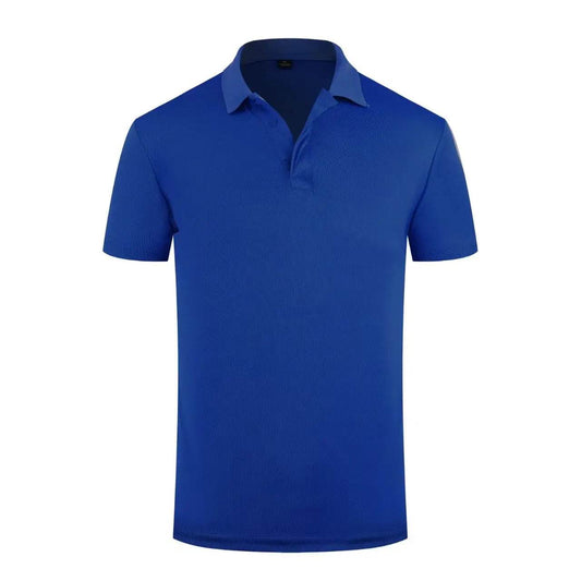 2024 Solid Color Polo Shirt for Men - Short Sleeve Casual Style - Buy Center UK