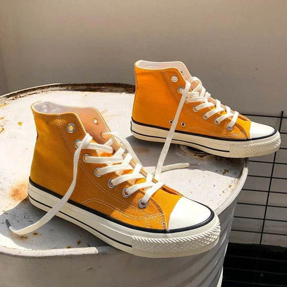 Buy Center Men's Canvas Sneakers - Unisex Lace-Up, Breathable Comfort - Buy Center UK