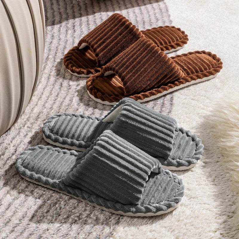 Buy Center Men's Open-Toed Slippers - Breathable & Anti-Slip Design - Buy Center UK
