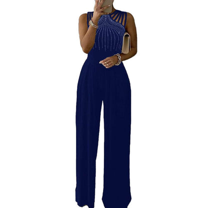 Buy Center Women's Retro Jumpsuit - Casual Solid Overalls for Summer - Buy Center UK