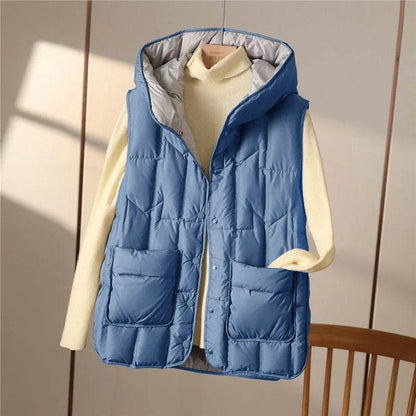 Buy Center Ultra Light Sleeveless Down Vest - 90% White Duck Down - Buy Center UK