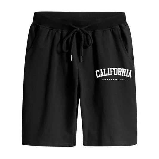 Buy Center Men’s Walking Shorts - Stylish California Print Knee-Length - Buy Center UK