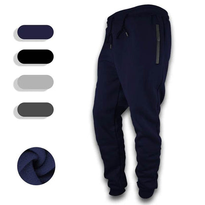 Buy Center Men’s Sweatpants - Side Zipper Pockets, Elastic Waist Joggers - Buy Center UK