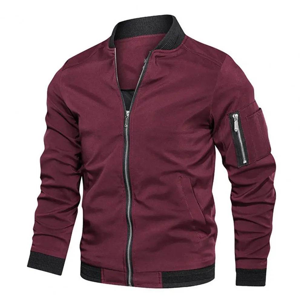 Buy Center Autumn Men's Windbreaker Jacket - Stylish Casual Bomber - Buy Center UK