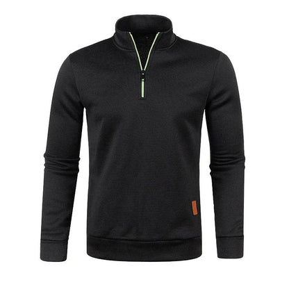 Buy Center Men's Half Zipper Pullover - Stylish Turtleneck Sweatshirt - Buy Center UK