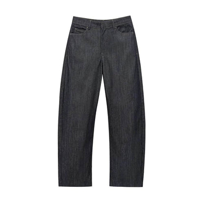 TRAFZA Women's Denim Pants Set - Elegant Blazer & Strapless Vest - Buy Center UK