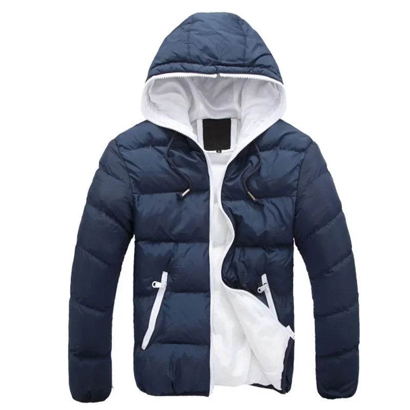 Buy Center Men's Autumn Winter Hooded Jacket - Warm & Stylish Coat - Buy Center UK