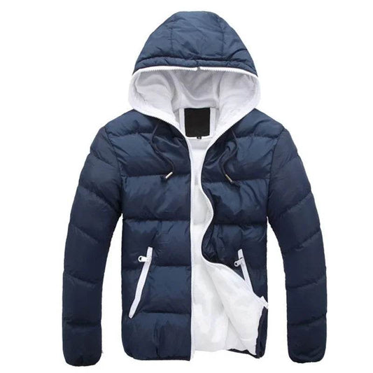 Buy Center Men's Autumn Winter Hooded Jacket - Warm & Stylish Coat - Buy Center UK