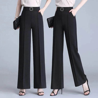 Buy Center High Waist Wide Leg Pants - Casual & Fashionable Trousers - Buy Center UK
