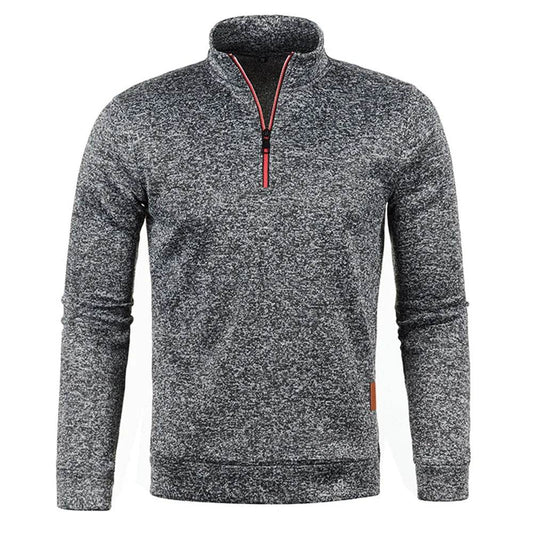 Buy Center Men’s Half-Zip Pullover - Thicker Turtleneck Sweatshirt - Buy Center UK