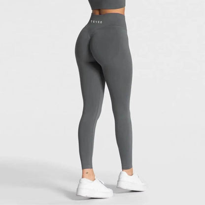 2025 TEVEO Women's Seamless Yoga Leggings - High Stretch Fitness Pants - Buy Center UK