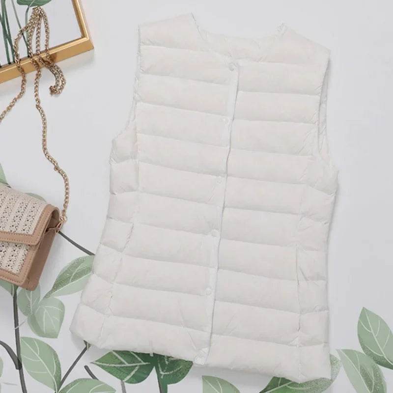 Buy Center Women's Sleeveless Down Liner Vest - Ultra Light & Warm - Buy Center UK