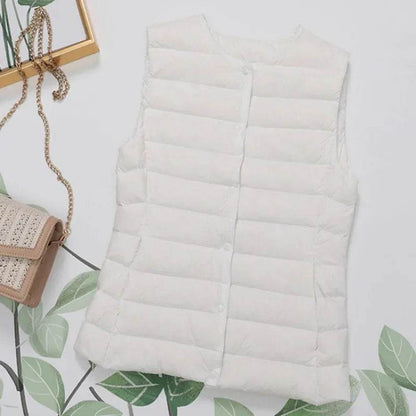 Buy Center Women's Sleeveless Down Liner Vest - Ultra Light & Warm - Buy Center UK
