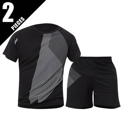 Buy Center Plus Size Men's Quick-Drying Shorts Suit - T-Shirt & Shorts - Buy Center UK