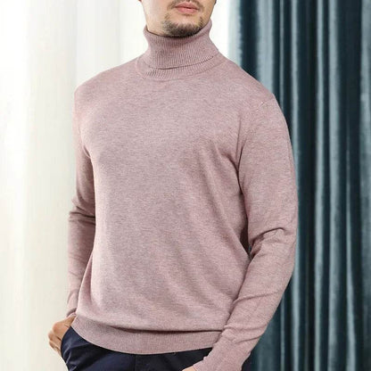 Buy Center White Turtleneck Sweater - Oversized Warm Knit Pullover - Buy Center UK