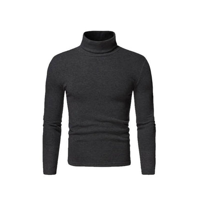 Buy Center Men's Casual Slim Fit Turtleneck Pullover - Autumn Fashion - Buy Center UK